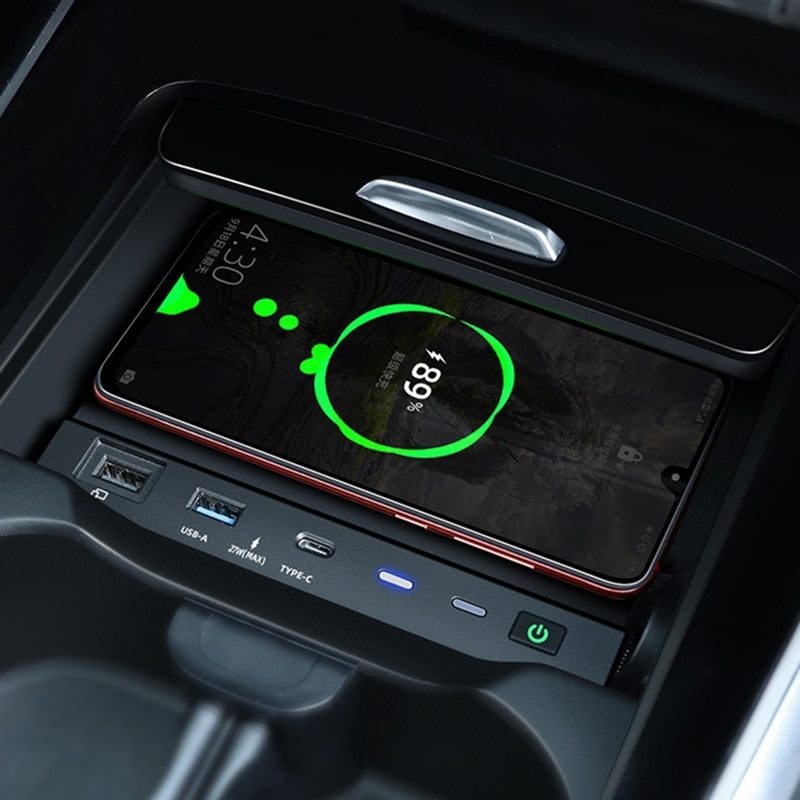 Caricabatterie Wireless Auto Per Mercedes Classe C/GLC/AMG 2015-2021 - Ricarica 15W