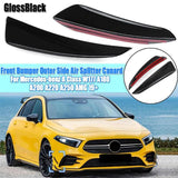 Déflecteurs de spoiler avant pour Mercedes-Benz Classe A W177 AMG 2019+